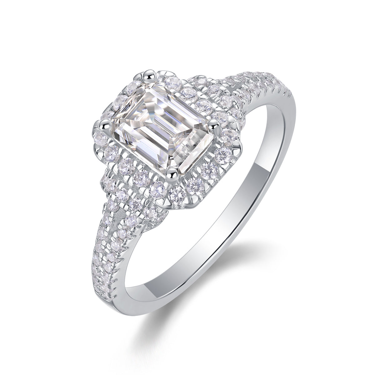 Argent Halo 925 Sterling Silver Ring
