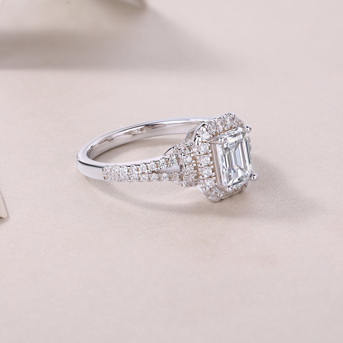 Argent Halo 925 Sterling Silver Ring