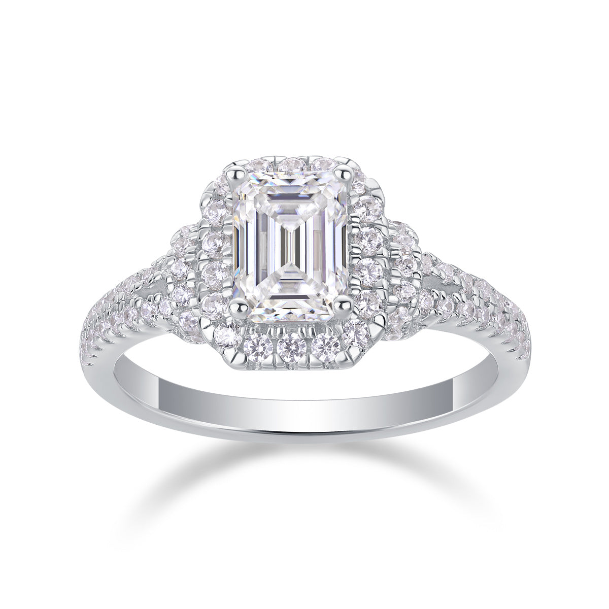 Argent Halo 925 Sterling Silver Ring