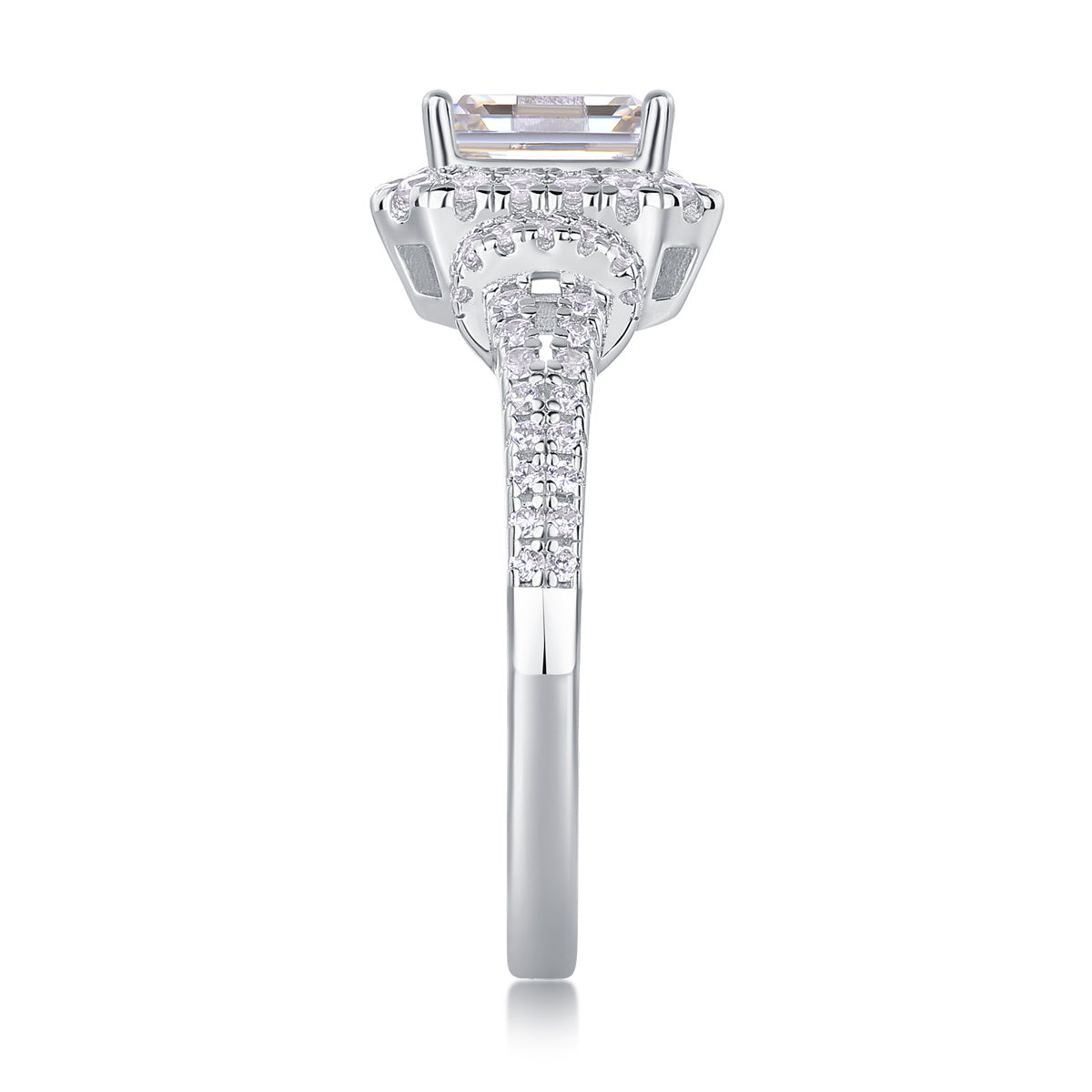 Argent Halo 925 Sterling Silver Ring