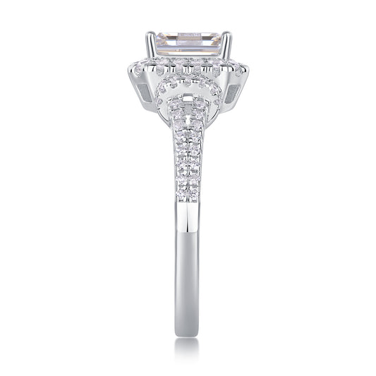 Argent Halo 925 Sterling Silver Ring